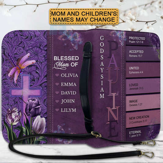 Personalized Bible Cover – Uncover the sacred meaning of your name | Custom Name Option | CHRISTIANARTBAG 0132725