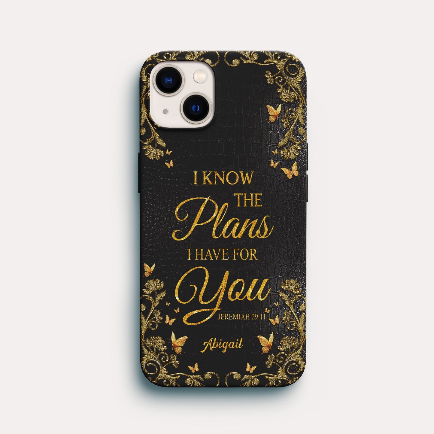 Christianartbag Phone Case, Uncover the sacred meaning of your name, Bible Verse Phone Case.