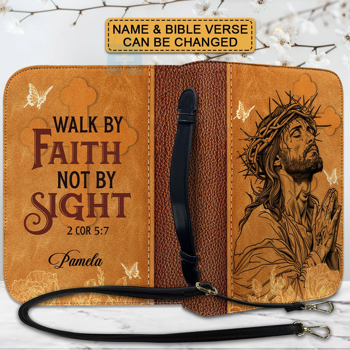 CHRISTIANARTBAG Bible Cover - God’s Plans will always be Greater - Custom Name and Bible Verse - Personalized Bible Cover, CABBBCV014925