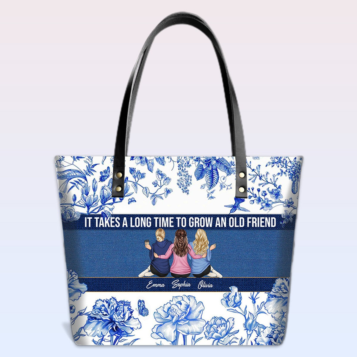 Personalized Leather Handbag with Custom Girl Designs & Bible Verse – CHRISTIANARTBAG Christian Friendship Bag