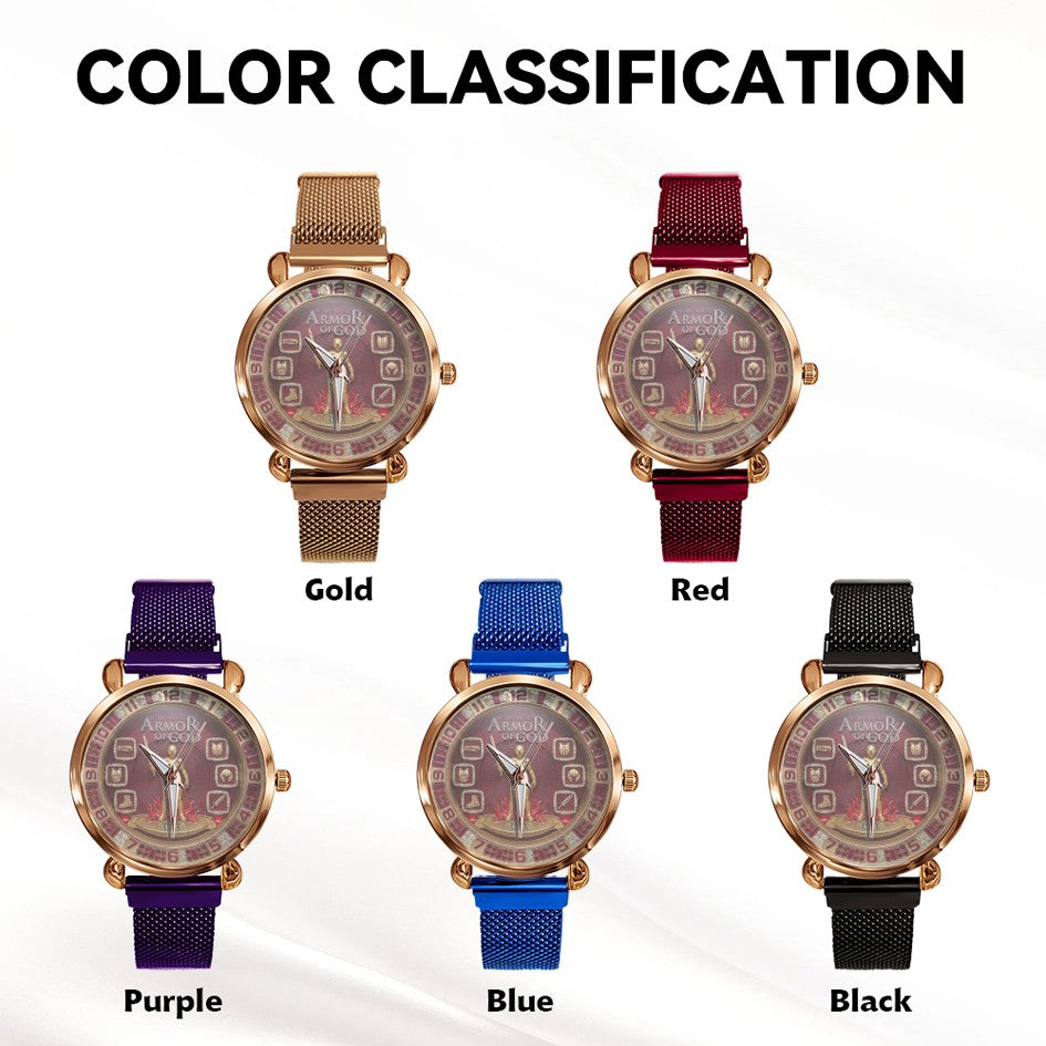 The Armor of God Collection: Personalized Luxury Men’s Women's Watches by CHRISTIANARTBAG CAB01060226