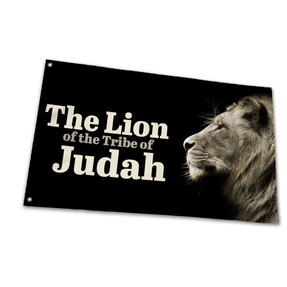 Christianartbag Home Decor, Tribe of Judah Lion Flag,Uv Fade Resistant Flag for Outdoor House Porch Welcome Holiday Home/School/Party Decoration,Garden Flag - Christian Art Bag