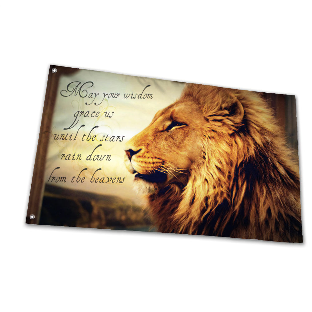 Christianartbag Home Decor, Tribe of Judah Lion Flag,Uv Fade Resistant Flag for Outdoor House Porch Welcome Holiday Home/School/Party Decoration,Garden Flag - Christian Art Bag