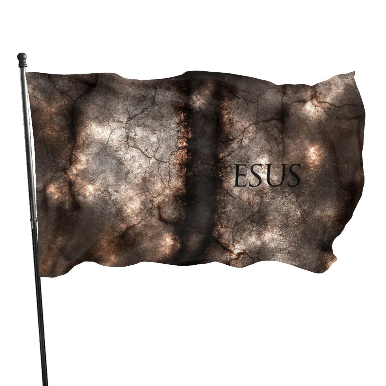Christianartbag Flag Decor, Christianity JESUS Flag Home Room Dormitory Decoration Outdoor Decor Polyester Banners and Flags Brass Grommets Women Men Gift - Christian Art Bag