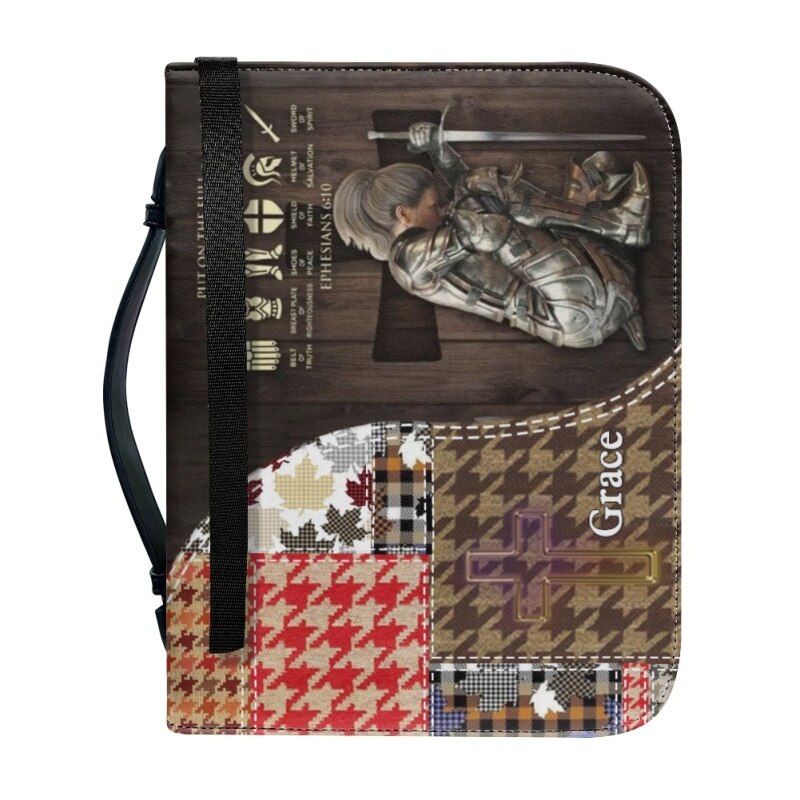 Christianartbag Bible Cover, Put On The Full Armor Of GOD Personalized Bible Cover, Personalized Bible Cover, Warrior Personalized Bible Cover, Christmas Gift, CABBBCV03230823. - Christian Art Bag