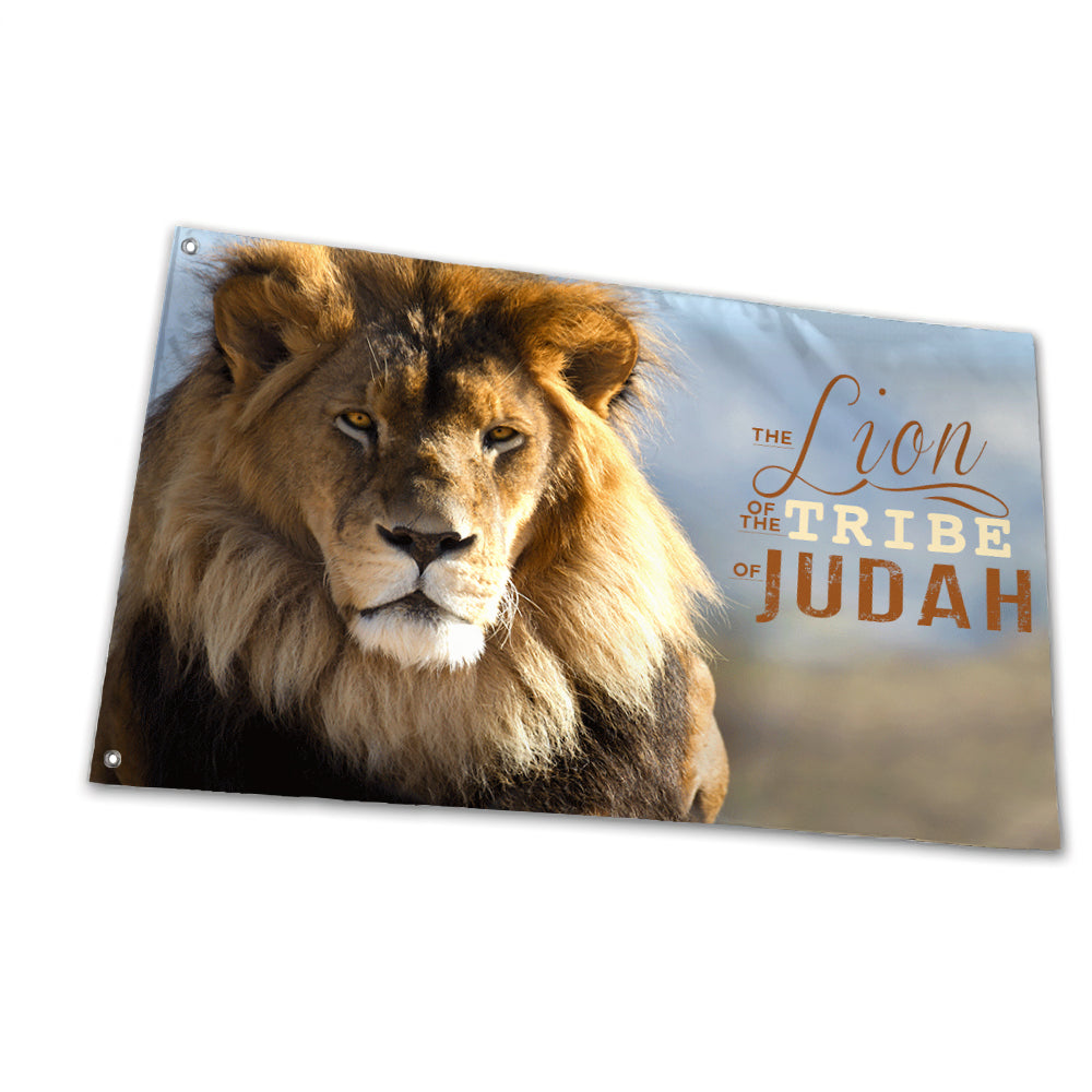 Christianartbag Home Decor, Tribe of Judah Lion Flag,Uv Fade Resistant Flag for Outdoor House Porch Welcome Holiday Home/School/Party Decoration,Garden Flag - Christian Art Bag