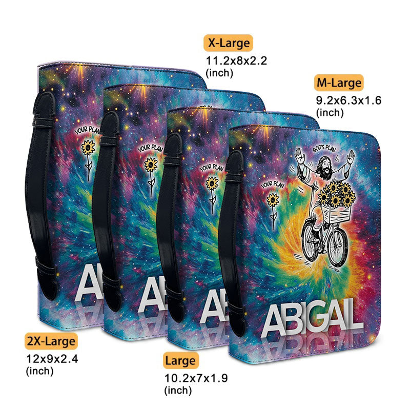 Personalized Bible Cover Tie-Dye - GOD's Plans - Your Plan – Christian Gifts | CHRISTIANARTBAG 0233125
