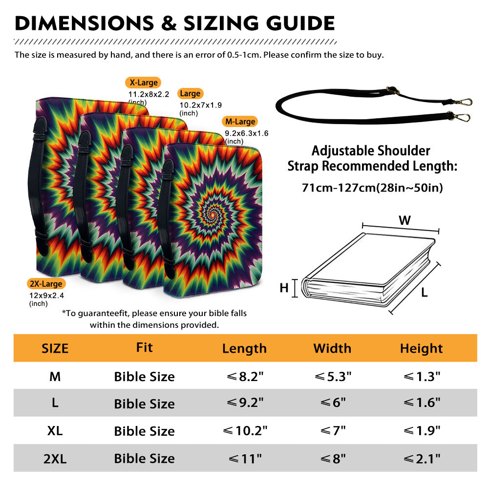 Personalized Bible Cover Tie-Dye – Christian Gifts | CHRISTIANARTBAG 0133125