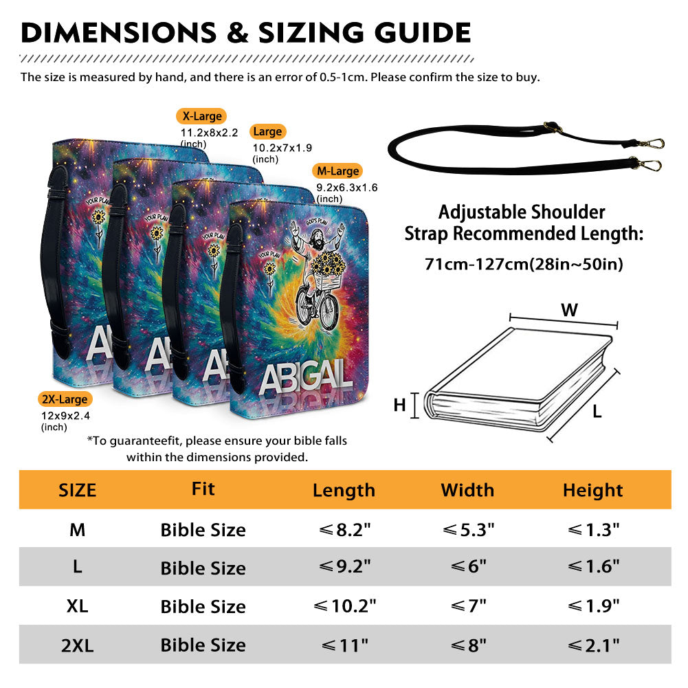 Personalized Bible Cover Tie-Dye - GOD's Plans - Your Plan – Christian Gifts | CHRISTIANARTBAG 0233125