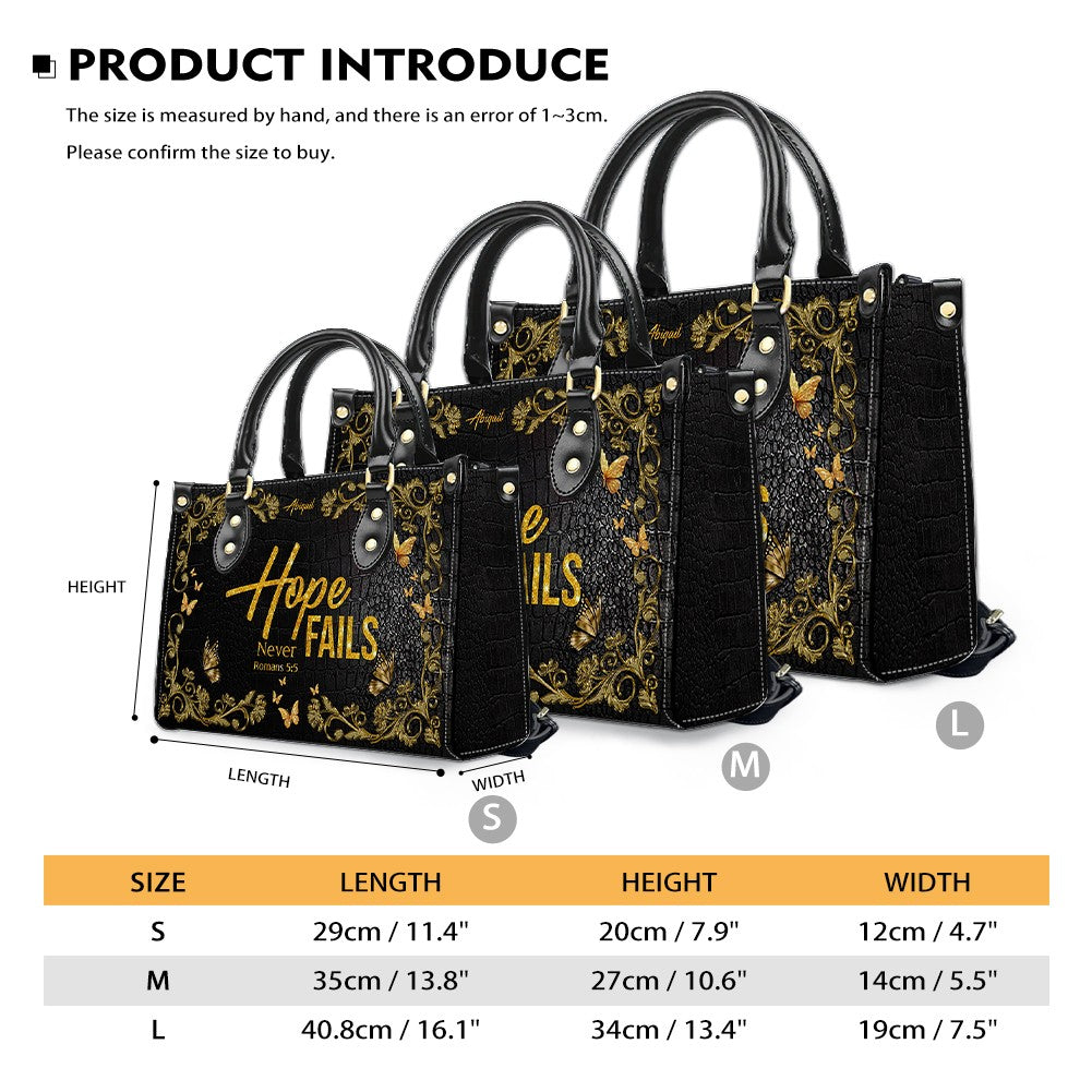 Hope & Faith – Personalized Christian Handbag