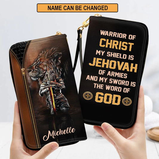 Christianartbag Clutch Purse, Spiritual Gift From God For Women My Sword Is The Word Of God Clutch Purse For Women, Personalized Name, Christian Gifts For Women, CAB19091223. - Christian Art Bag