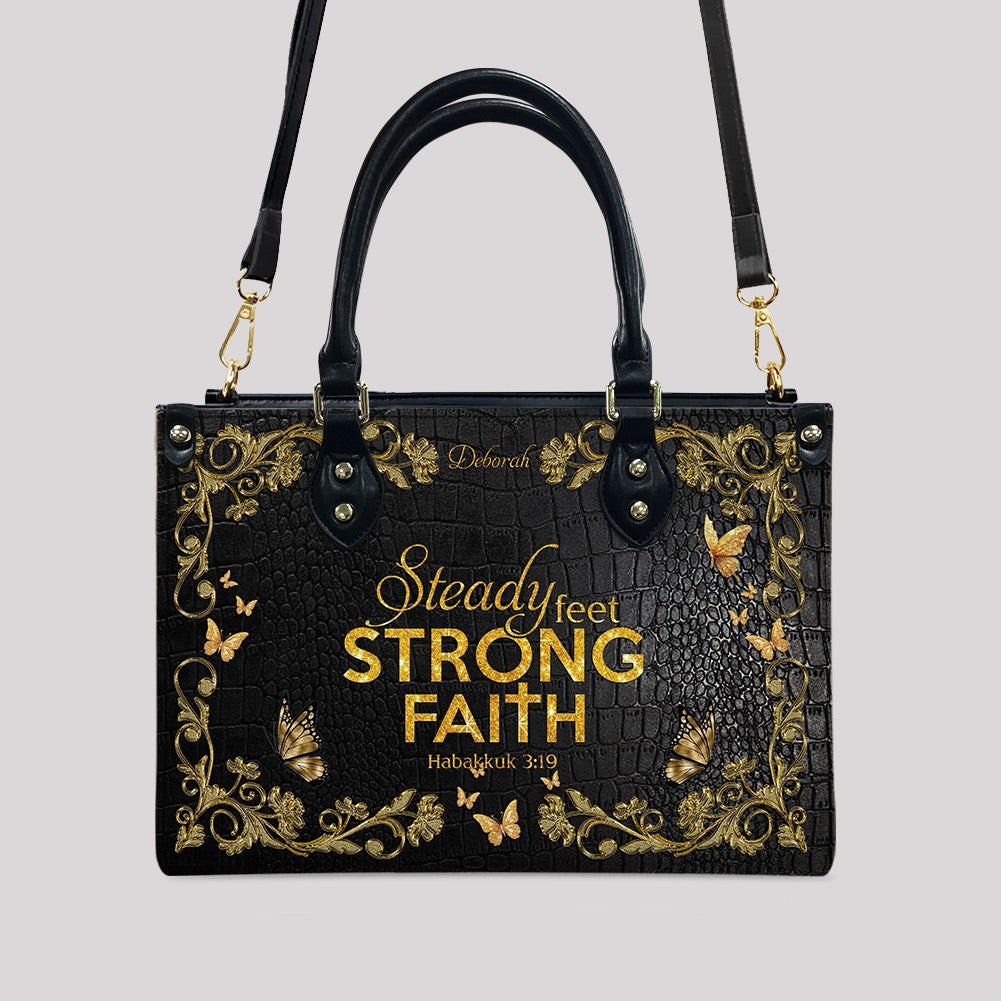 Strength & Courage – Personalized Christian Handbag