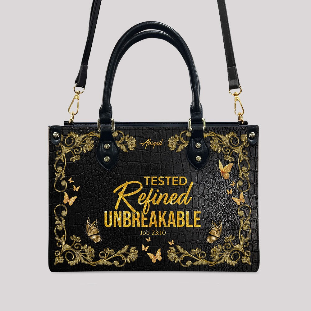 Strength & Courage – Personalized Christian Handbag