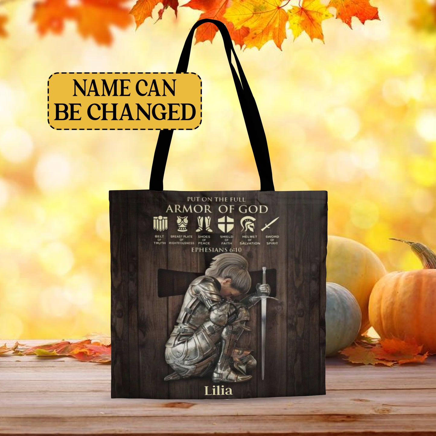 Christianartbag Handbags, Put On The Full Armor Of God Leather Bags, Personalized Bags, Gifts for Women, Christmas Gift, CABLTB01240823. - Christian Art Bag