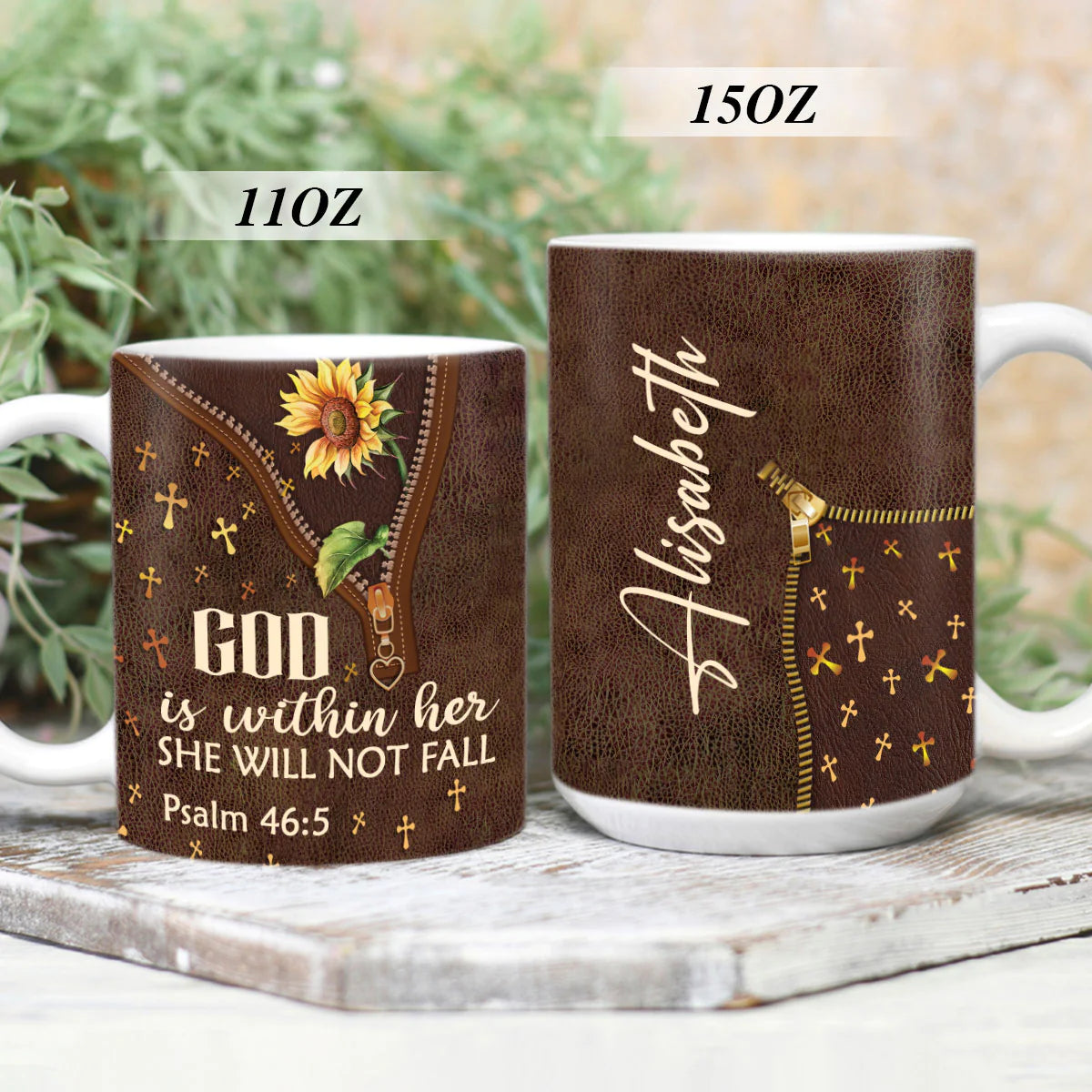 Christianartbag Drinkware, God Is Within Her, Personalized Mug, Personalized Tumbler, Personalized Gift. - Christian Art Bag