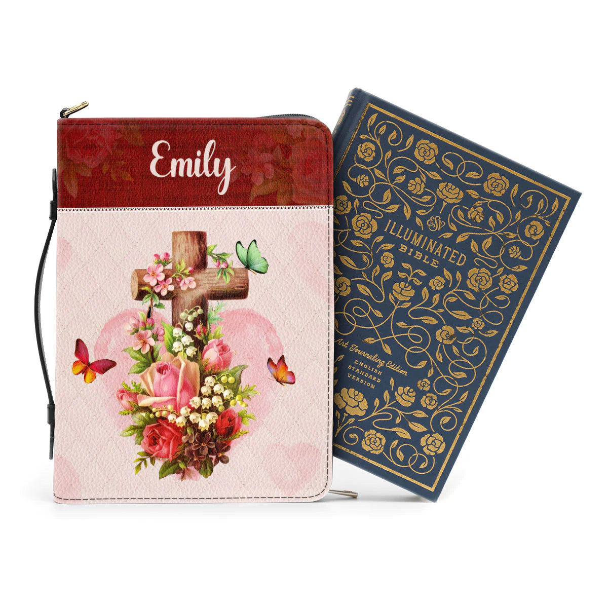 Christianartbag Bible Cover, For God So Loved The World, Personalized Bible Cover, Gifts For Women, Gifts For Men, Christmas Gift, CABBBCV03020823. - Christian Art Bag
