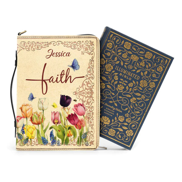 Christianartbag Bible Cover, Delight Yourself In The Lord, Personalized Bible Cover, Gifts For Women, Gifts For Men, Christmas Gift, CABBBCV01020823. - Christian Art Bag