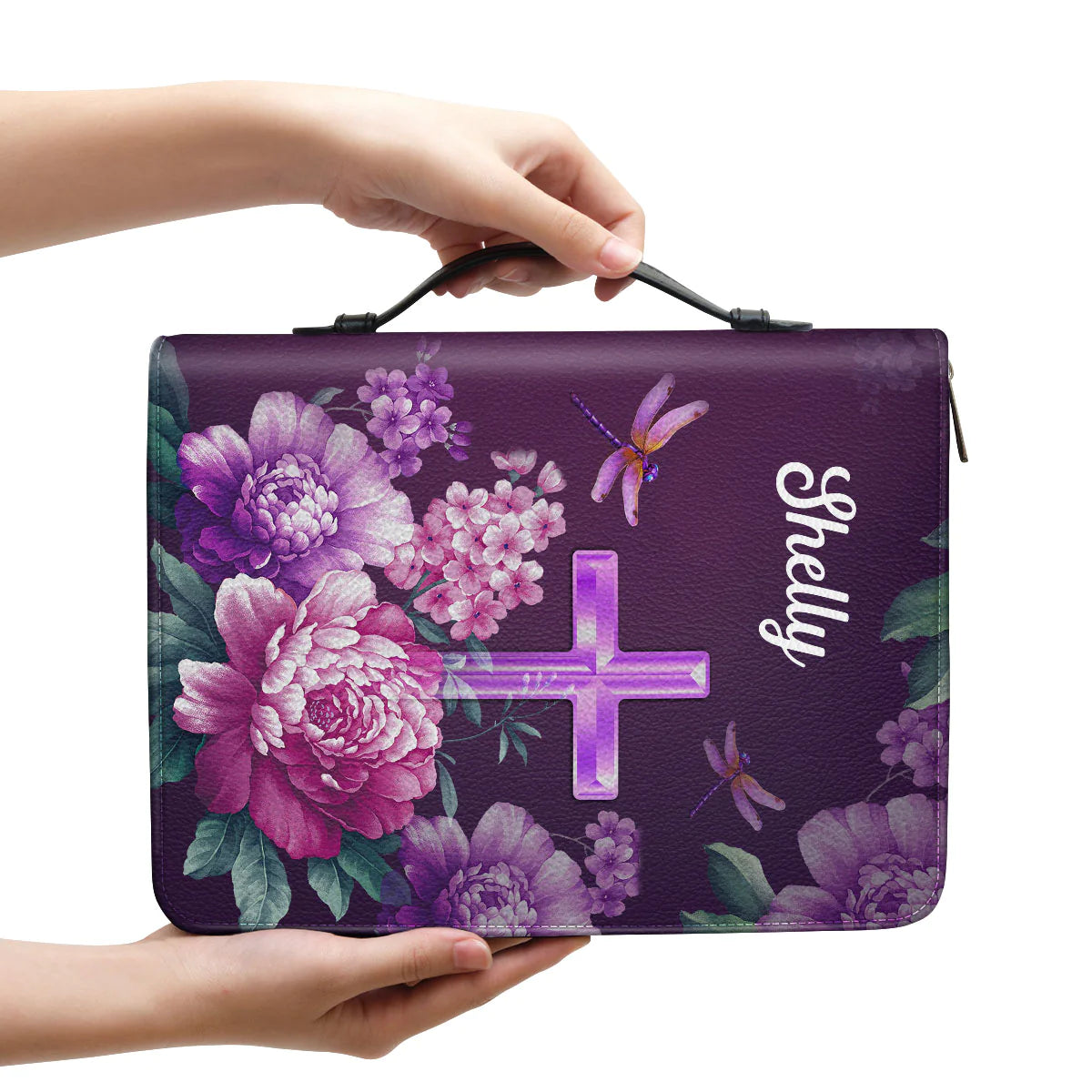 Christianart Bible Cover, I Will Bless The Lord At All Times PSALM 34 1, Personalized Gifts for Pastor, Gifts For Women, Gifts For Men. - Christian Art Bag