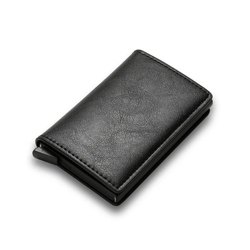 HPSP Wallet, Carbon Fiber Card Holder Wallets Men RFID Black Magic Trifold Leather Slim Mini Wallet Small Money Bag Male Purses Wallet Women, CAB01140124. - Christian Art Bag