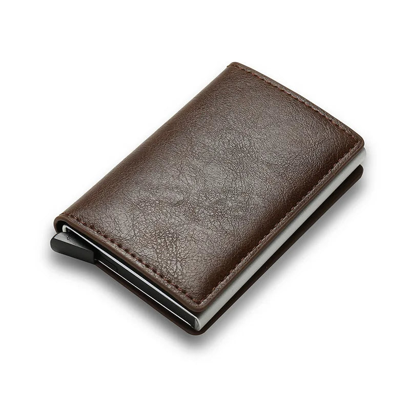 HPSP Wallet, Carbon Fiber Card Holder Wallets Men RFID Black Magic Trifold Leather Slim Mini Wallet Small Money Bag Male Purses Wallet Women, CAB01140124. - Christian Art Bag