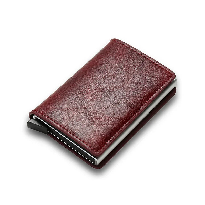 HPSP Wallet, Carbon Fiber Card Holder Wallets Men RFID Black Magic Trifold Leather Slim Mini Wallet Small Money Bag Male Purses Wallet Women, CAB01140124. - Christian Art Bag