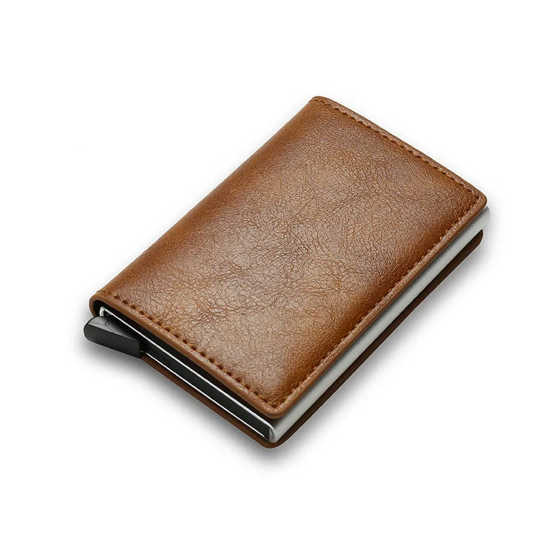 HPSP Wallet, Carbon Fiber Card Holder Wallets Men RFID Black Magic Trifold Leather Slim Mini Wallet Small Money Bag Male Purses Wallet Women, CAB01140124. - Christian Art Bag