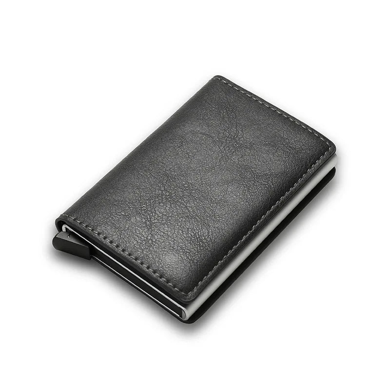 HPSP Wallet, Carbon Fiber Card Holder Wallets Men RFID Black Magic Trifold Leather Slim Mini Wallet Small Money Bag Male Purses Wallet Women, CAB01140124. - Christian Art Bag