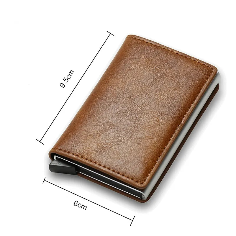 HPSP Wallet, Carbon Fiber Card Holder Wallets Men RFID Black Magic Trifold Leather Slim Mini Wallet Small Money Bag Male Purses Wallet Women, CAB01140124. - Christian Art Bag