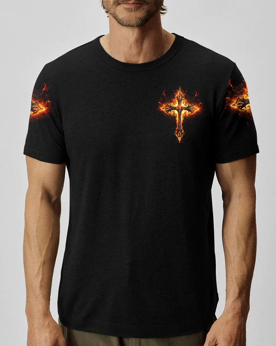 Christianartbag 3D T-Shirt For Men, God So Loved The World Men's All Over Print Shirt, Christian T-Shirt, Christian 3D T-Shirt, Unisex T-Shirt. - Christian Art Bag