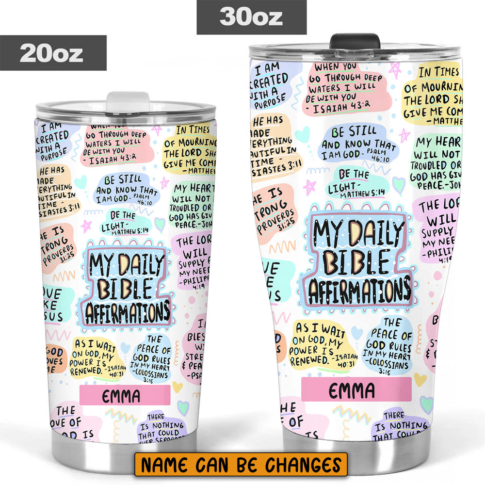 Christianartbag Skinny Tumbler, Daily Bible Verse Skinny Tumbler, Skinny Tumbler Christian Bible Verse, Drinkware Christian. CAB01130823 - Christian Art Bag