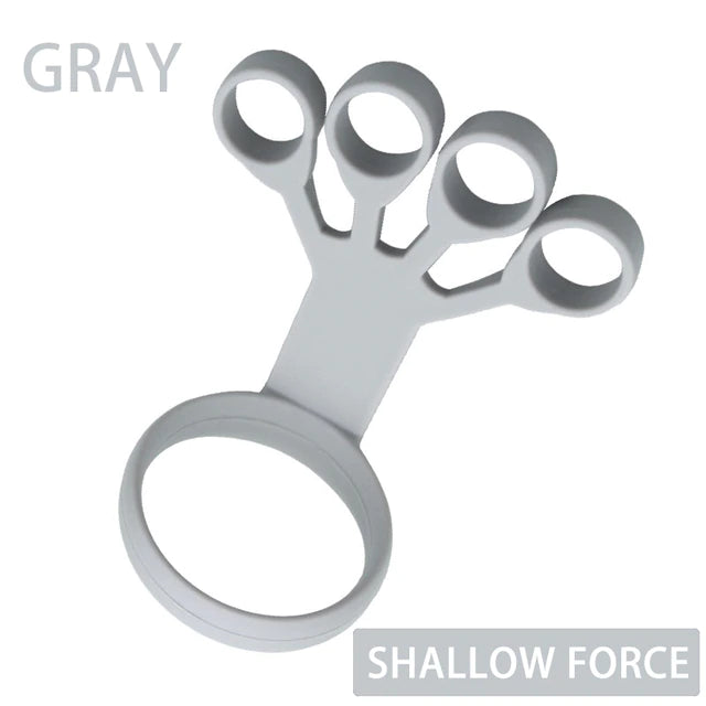 Silicone Hand Grip Device Finger Exercise Hand Strengthener Stretcher Hand Trainer Rehabilitation Training Equipment Muscle Tool-Christian Art Bag