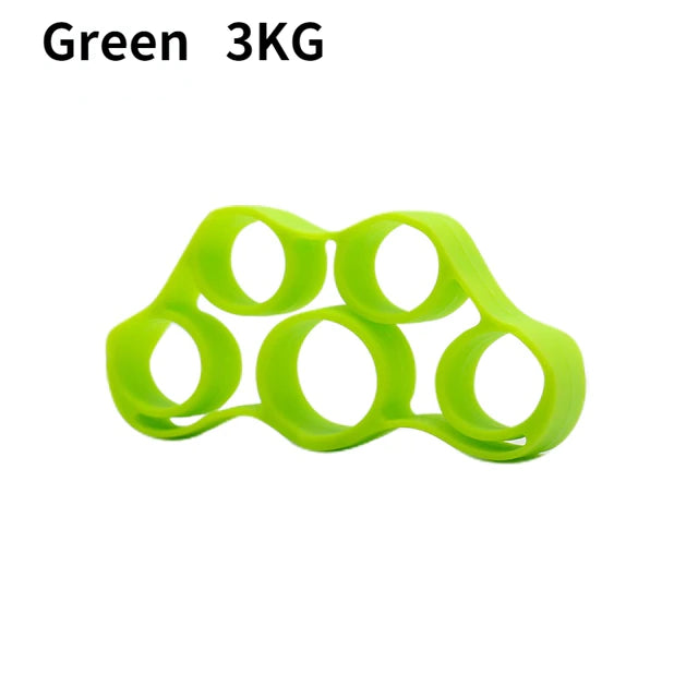 Silicone Hand Grip Device Finger Exercise Hand Strengthener Stretcher Hand Trainer Rehabilitation Training Equipment Muscle Tool-Christian Art Bag