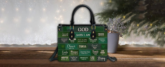 Customizing Leather Handbags with Personalized Christian Messages - Christian Art Bag