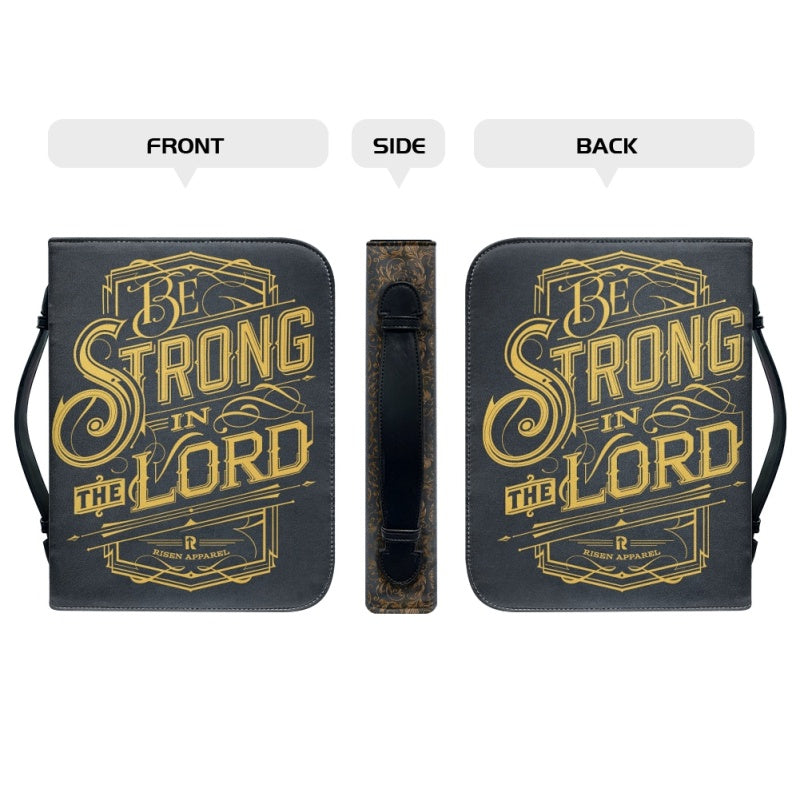 CHRISTIANARTBAG Bible Covers - Be Strong In The Lord Bible-Cover - CABBBCV01080524.