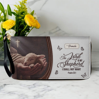 Personalized Christian Leather Handbag with Bible Verse – Faith-Inspired Gift for Women