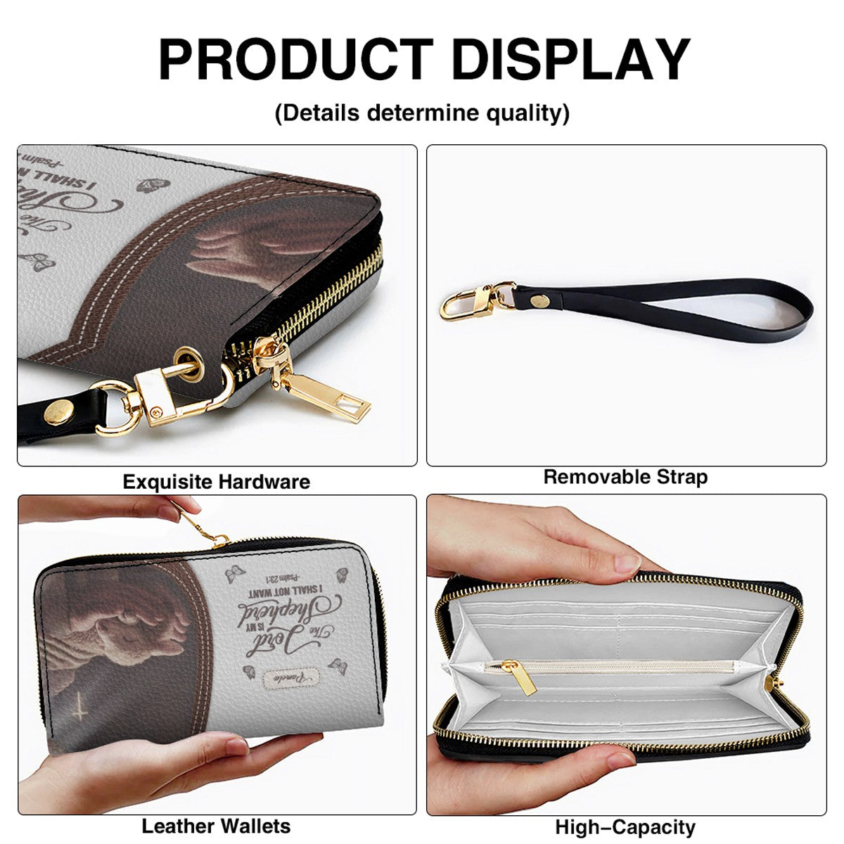 Personalized Christian Leather Handbag with Bible Verse – Faith-Inspired Gift for Women