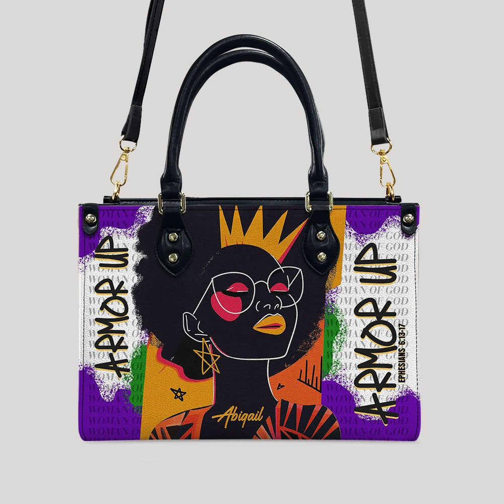 CHRISTIANARTBAG Handbags - Personalized “Rise & Shine” Christian Handbag for Women of Faith – Custom Bible Verse & Name - CABLTB01062425