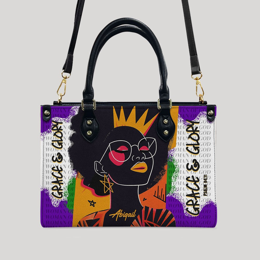CHRISTIANARTBAG Handbags - Personalized “Rise & Shine” Christian Handbag for Women of Faith – Custom Bible Verse & Name - CABLTB01062425
