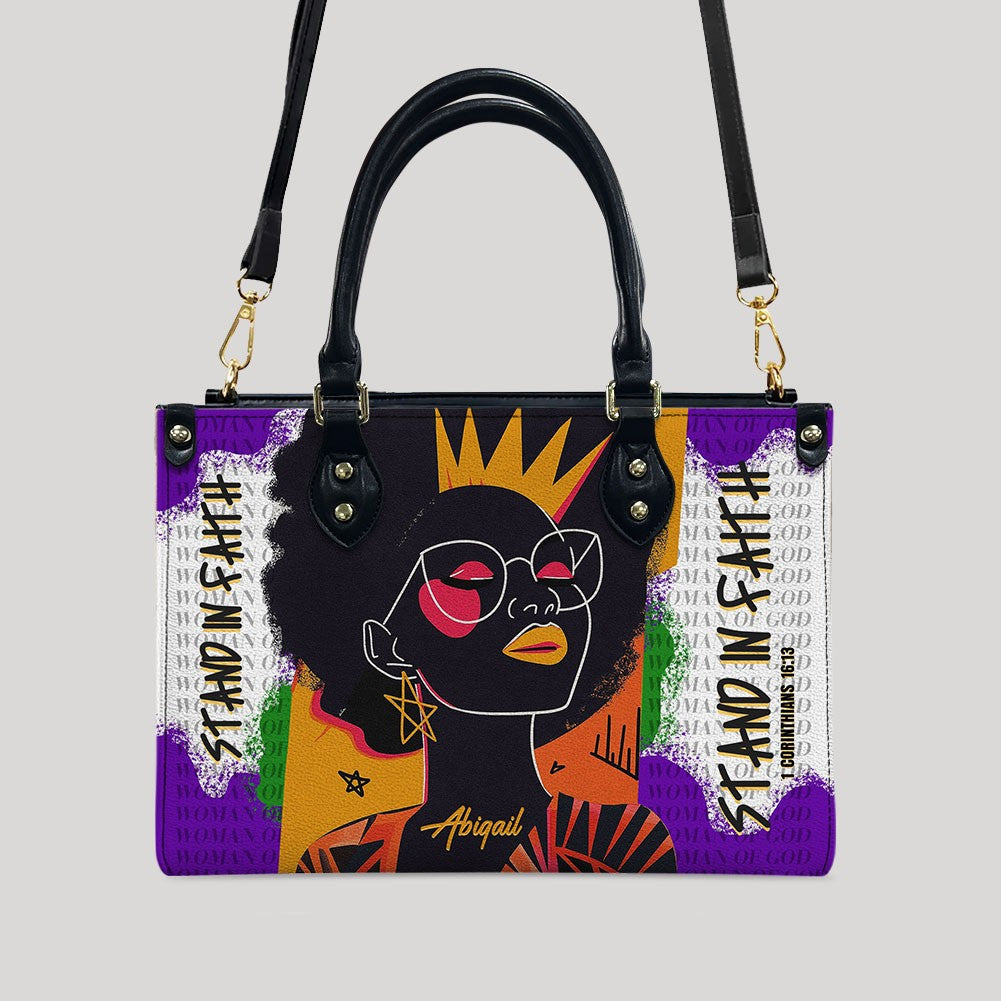 CHRISTIANARTBAG Handbags - Personalized “Rise & Shine” Christian Handbag for Women of Faith – Custom Bible Verse & Name - CABLTB01062425