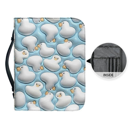 CHRISTIANARTBAG Bible Covers - Cute 3D Blue Duck Bible Cover - CABBBCV04080624