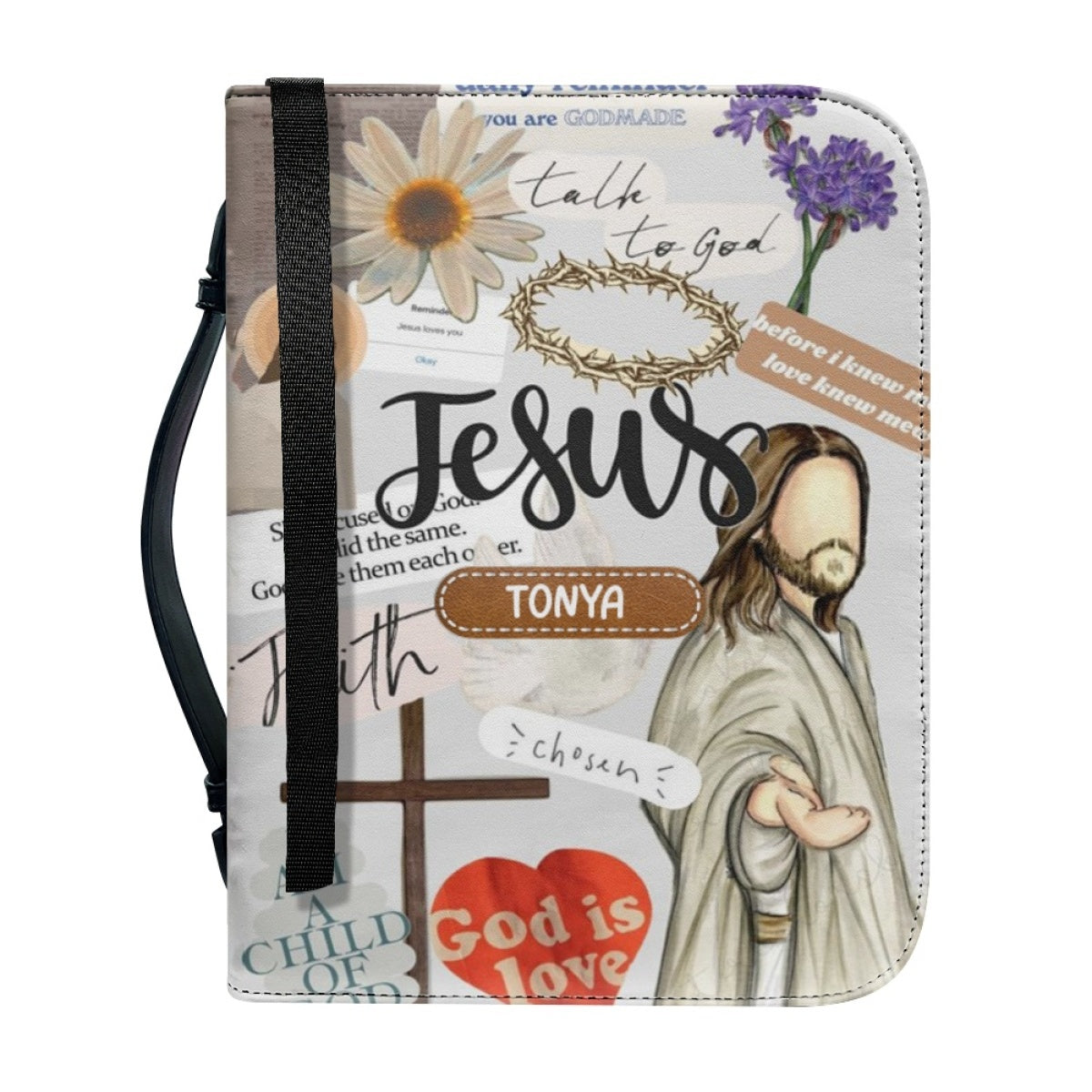 Christianartbag Bible Cover, My Bible Affirmations Personalized Bible Cover, Personalized Bible Cover, Purple Bible Cover, Christmas Gift, CABBBCV02160923. - Christian Art Bag