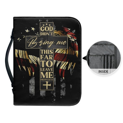 CHRISTIANARTBAG Bible Covers - God Didn't Bring Me This Far To Leave Me Philippians 1 6 Bible-Cover - CABBBCV02080524.