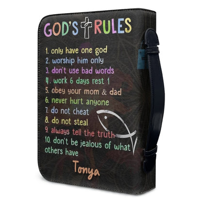 Christianartbag Bible Cover, God Says You Are God's Rules  Bible Cover, Personalized Bible Cover, Christian Gifts, CAB01221023. - Christian Art Bag