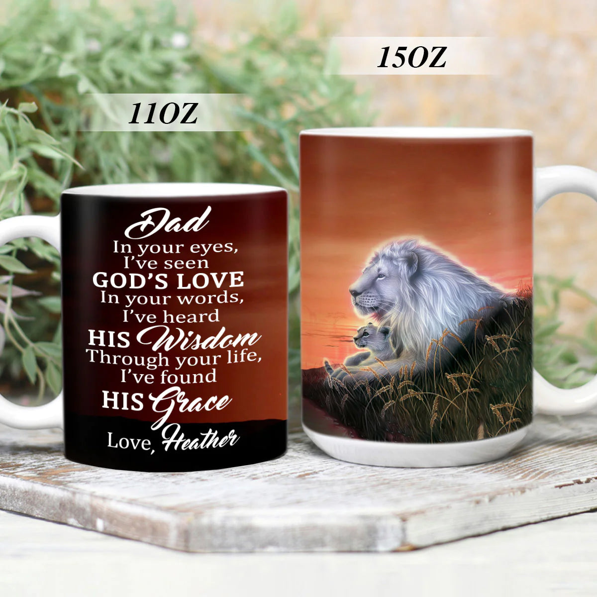 Christianartbag Drinkware, Dad In Your Eyes, Personalized Mug, Tumbler, Personalized Gift. - Christian Art Bag