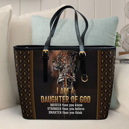 Christianart Designer Handbags, I Am A Daughter Of God, Personalized Gifts, Gifts for Women. - Christian Art Bag