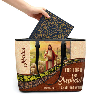 Christianart Designer Handbags, The Lord Is My Shepherd PSALM 23:1, Personalized Gifts, Gifts for Women. - Christian Art Bag