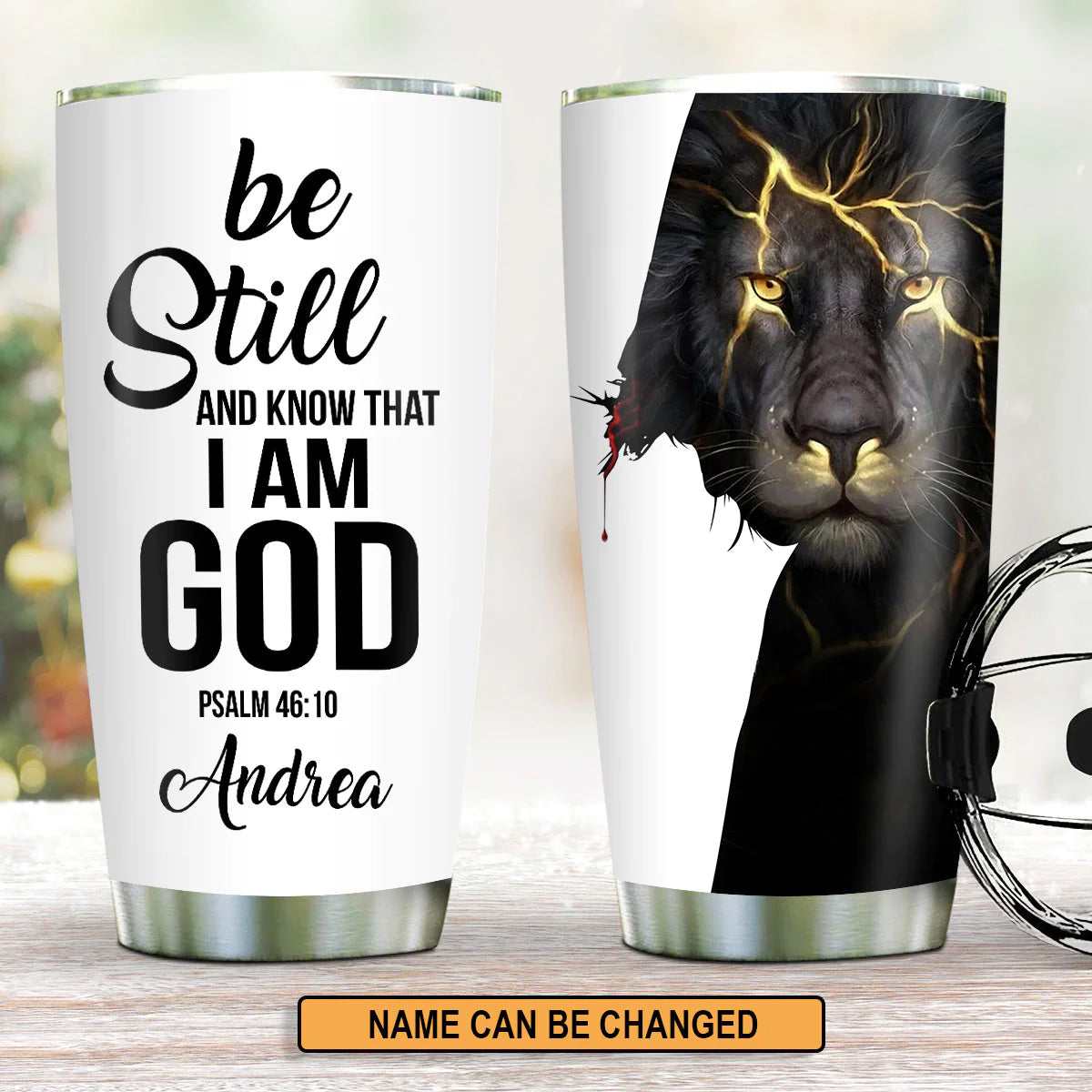 Christianartbag Drinkware, Be Still And Know That I Am GOD, Personalized Mug, Tumbler, Christmas Gift. - Christian Art Bag