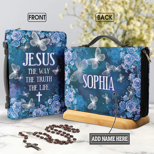 Christianart Bible Cover, Jesus The Way The Truth The Life, Gifts For Women, Gifts For Men, Christmas Gift. - Christian Art Bag