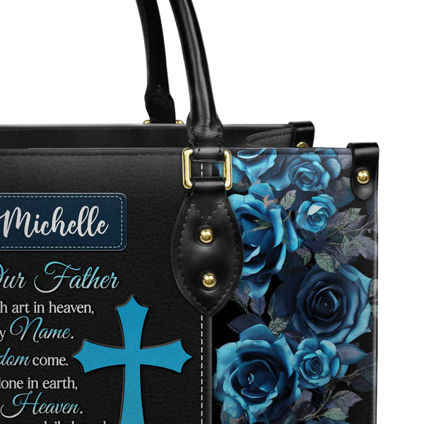 Christianart Designer Handbags, Our Father, Personalized Gifts, Gifts for Women. - Christian Art Bag