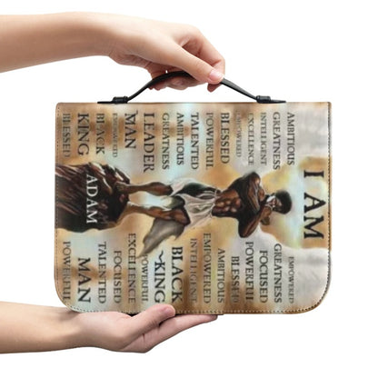 Customizable "I AM" Bible Cover - Personalized Religious Gift - CHRISTIANARTBAG